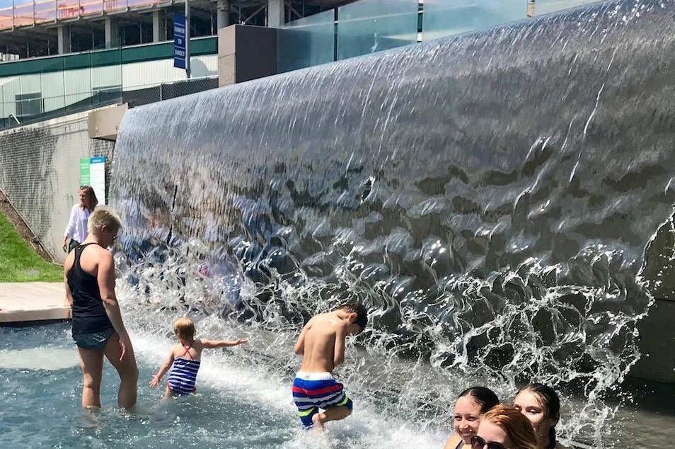 Baignade pour les enfants à Washington